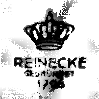 Markenabbildung Reinecke gegründet 1796 mit Krone darüber auf der Seite 145, 2. Spalte, #M93