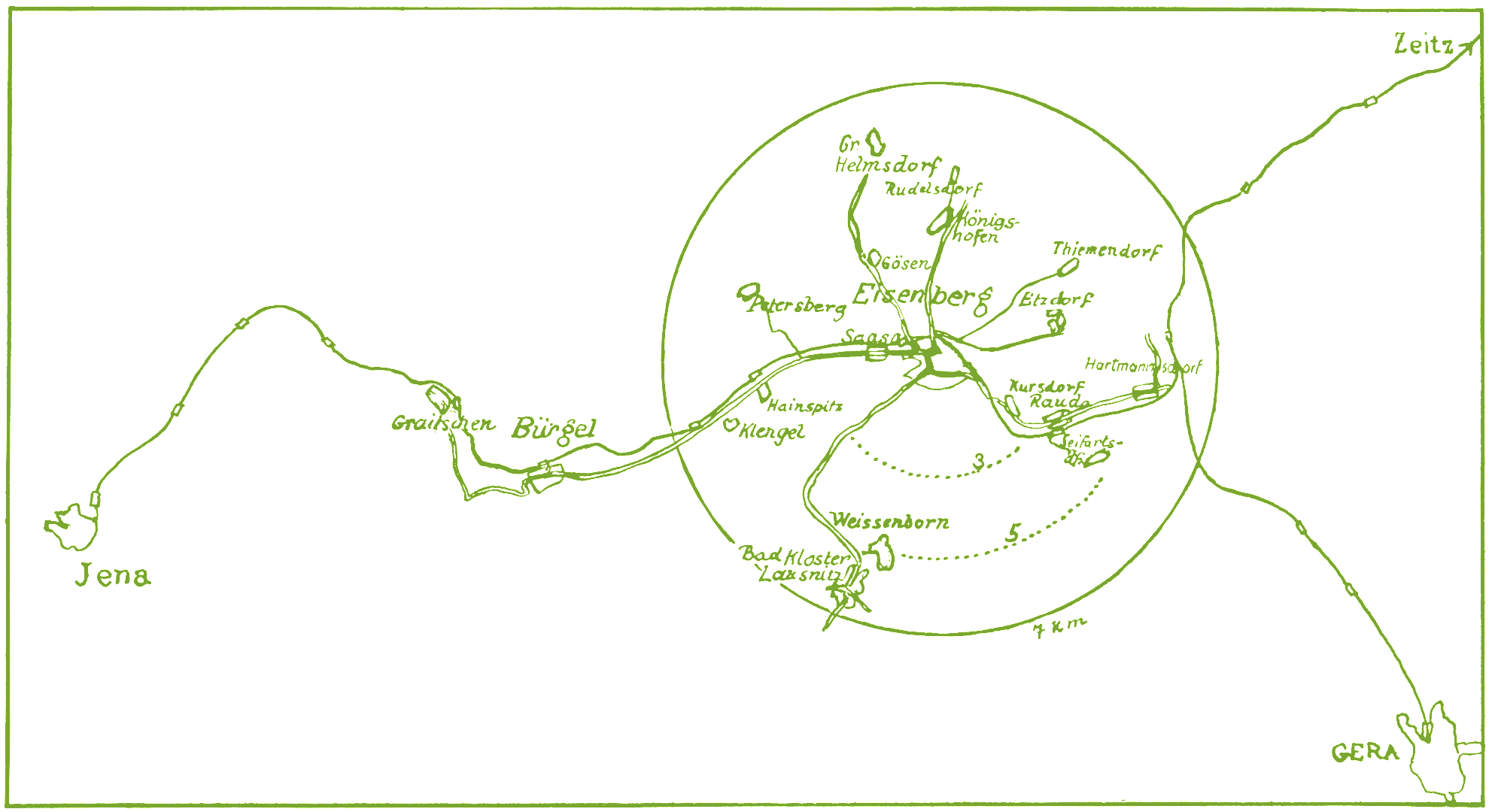 Seite 61: Teilarbeitsmarktraum Eisenberg im Bezirk Jena